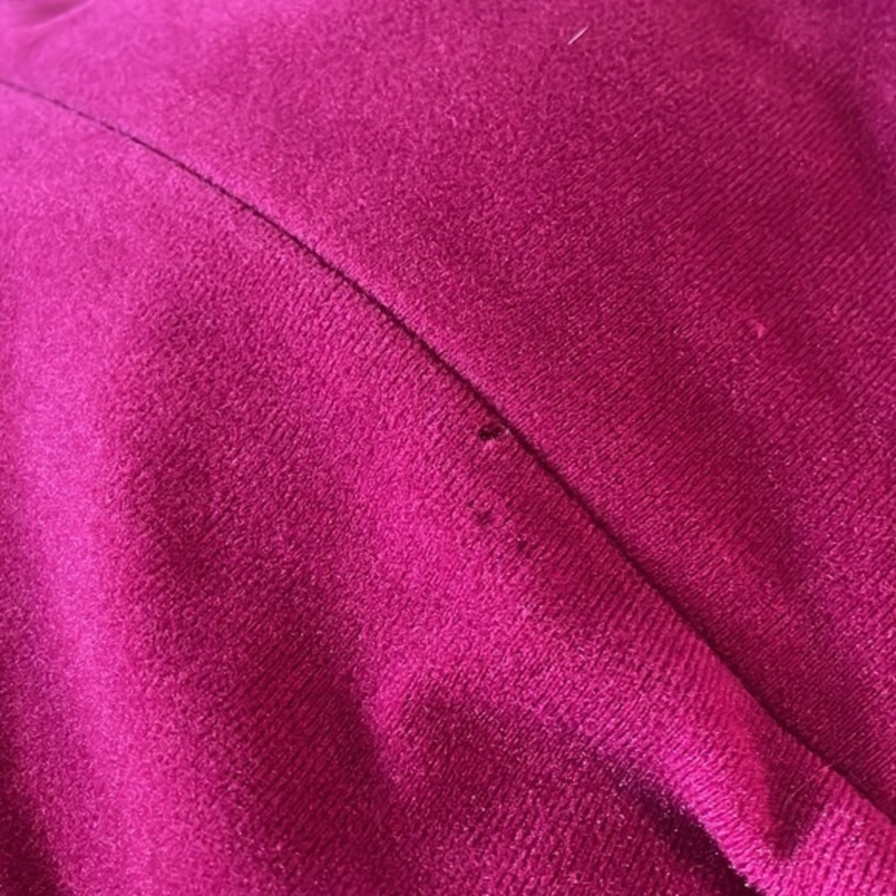 Vanity Fair Vintage Pinkish Purple House Coat Robe with Pockets‎ Zip Up - Picture 6 of 6
